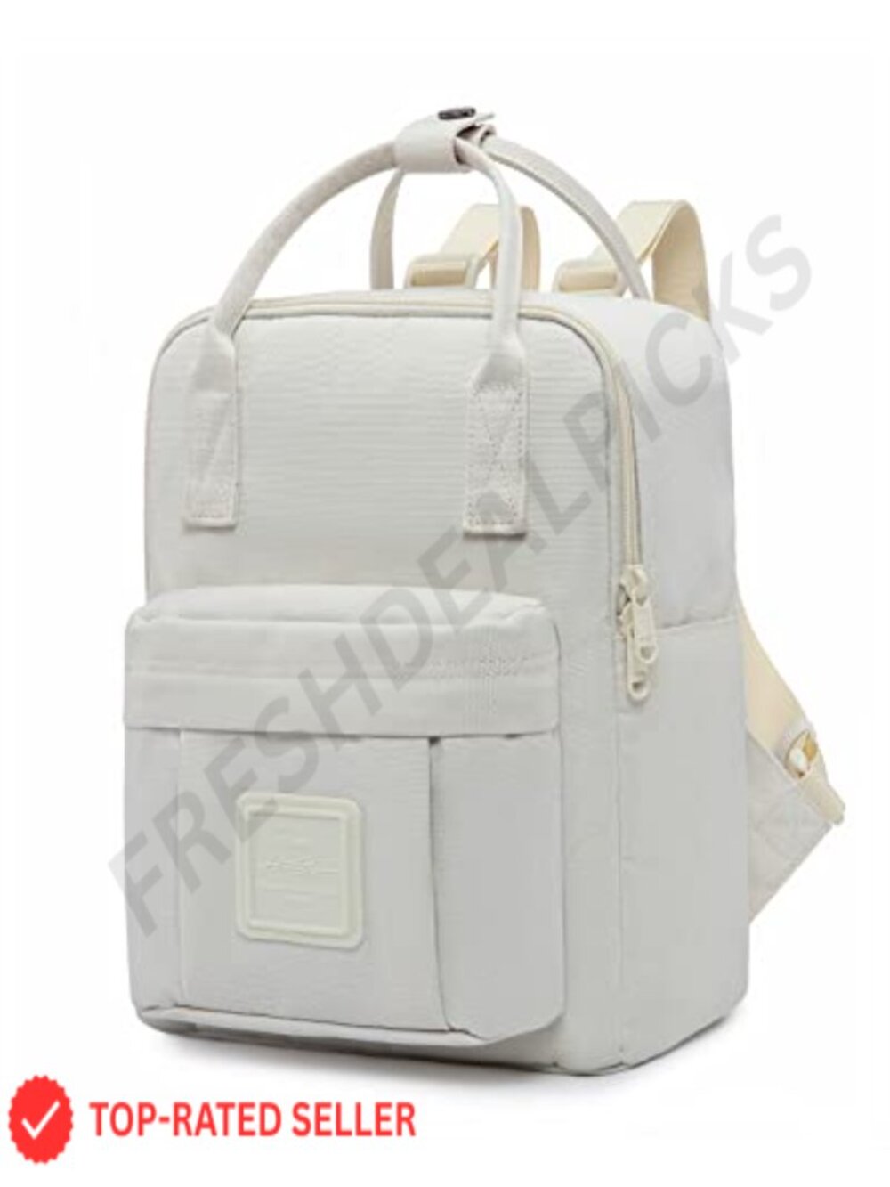 Mini Backpack Purse - Polyester, Water Resistant, 10 Pockets, Adjustable Straps